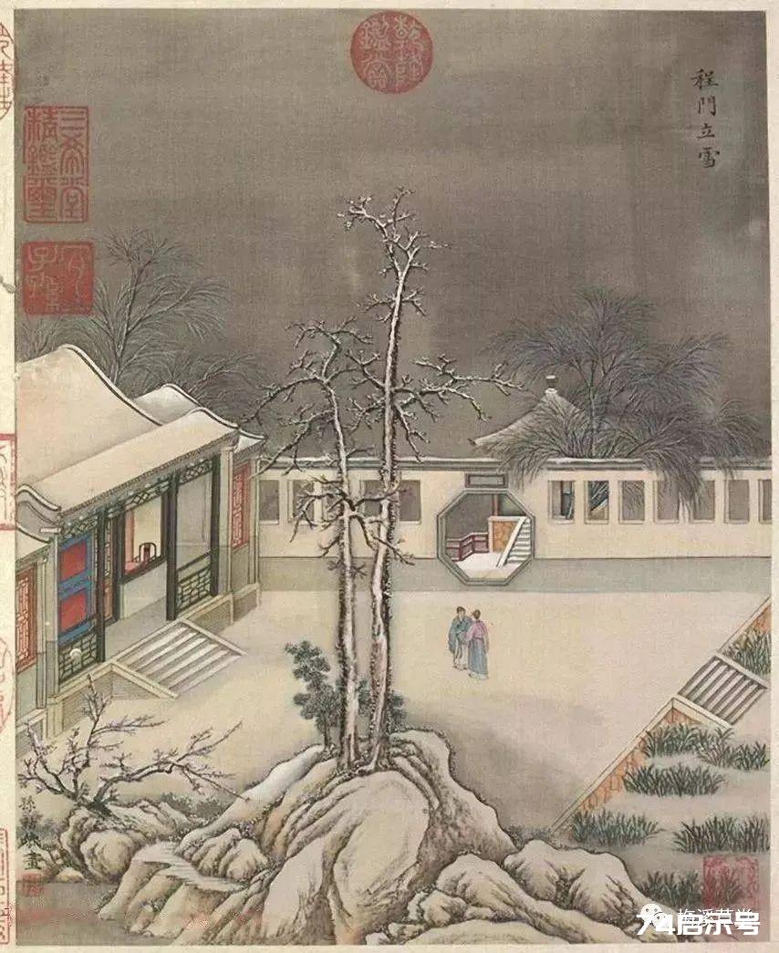 乾隆书法老师 —— 梁诗正行书《雪事十咏》题画诗欣赏