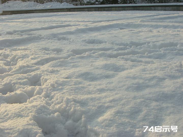 北京春天的雪