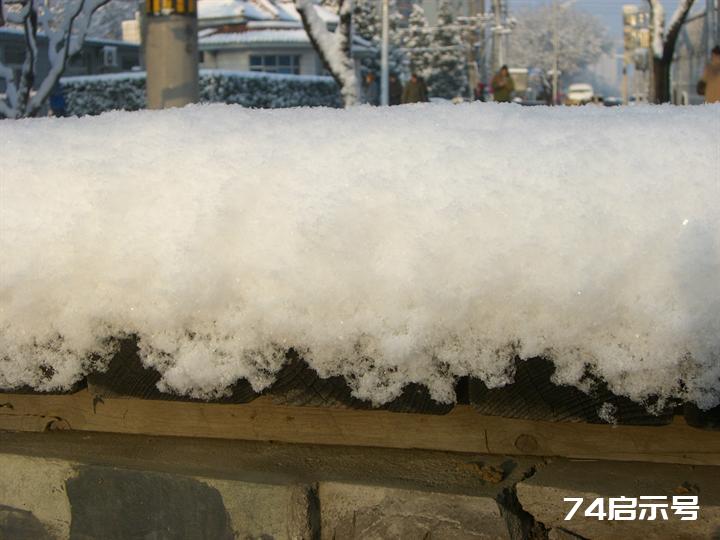 北京春天的雪