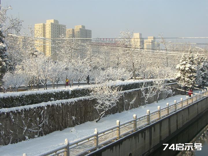 北京春天的雪