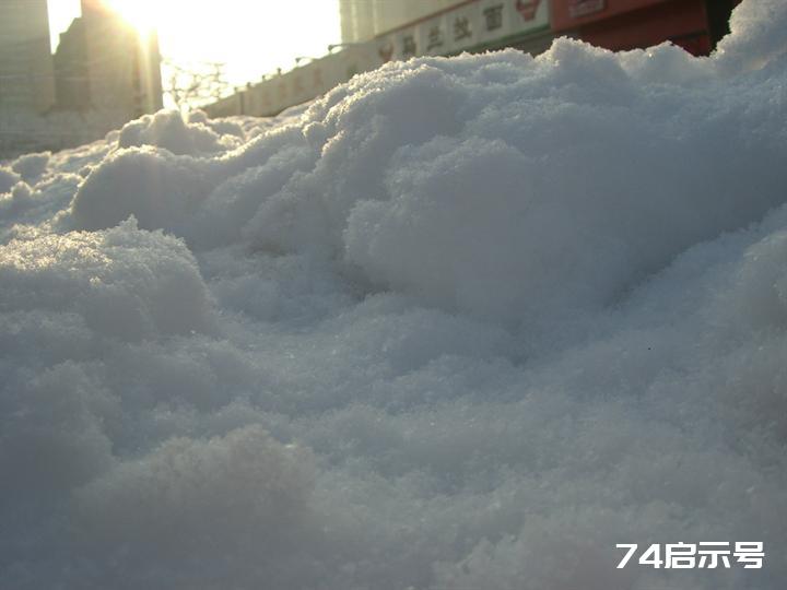 北京春天的雪