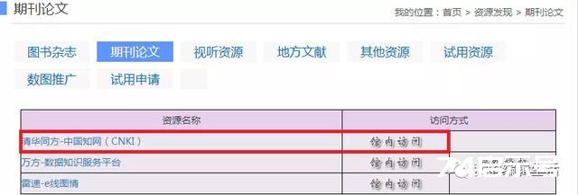 中国知网免费使用方法