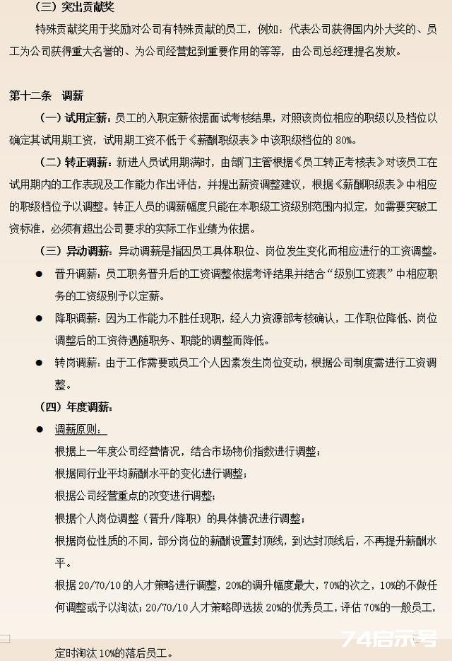 2022最新完整版公司薪酬管理制度，含等级薪酬体系，可编辑修改