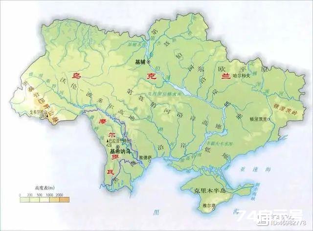 从乌克兰的自然地理状况来看，在现代战争中几乎是无险可守