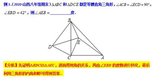 模型大全 模型17-18：等腰旋转 双等腰旋转 模型分析 经典例题