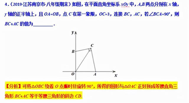 模型大全 模型17-18：等腰旋转 双等腰旋转 模型分析 经典例题