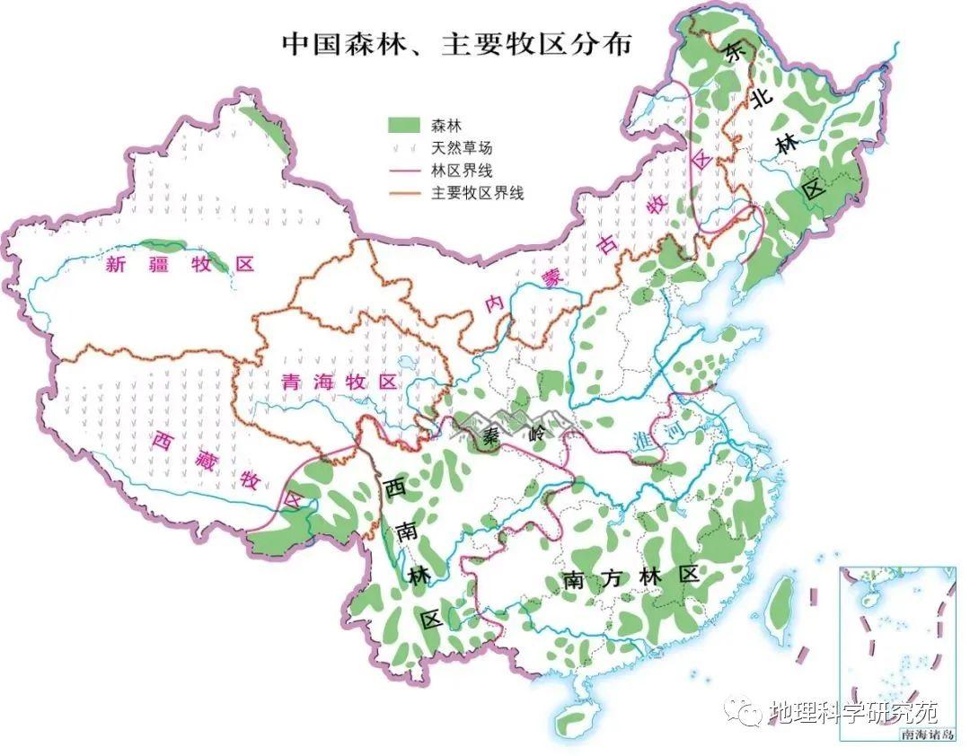 【高清地图】300余幅中国地理高清地图，基于教材，拓展课外（果断收藏）