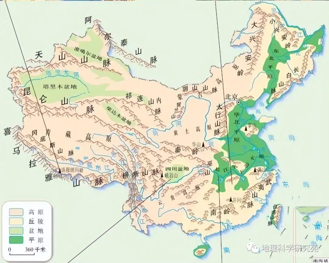 【高清地图】300余幅中国地理高清地图，基于教材，拓展课外（果断收藏）