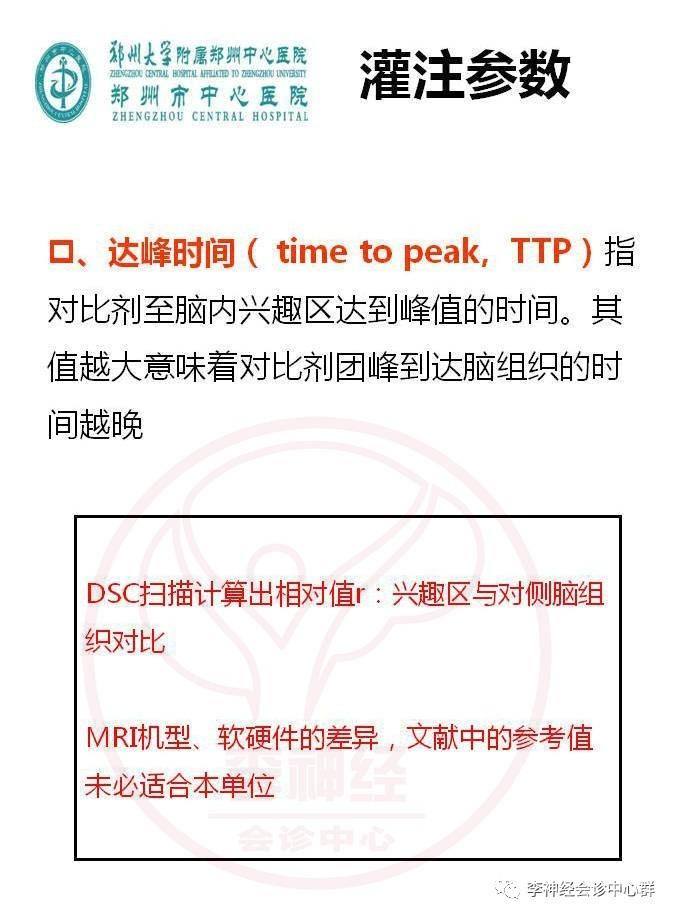 PPT 注释 | 脑灌注成像（DSC）的临床应用（1）--李润涛