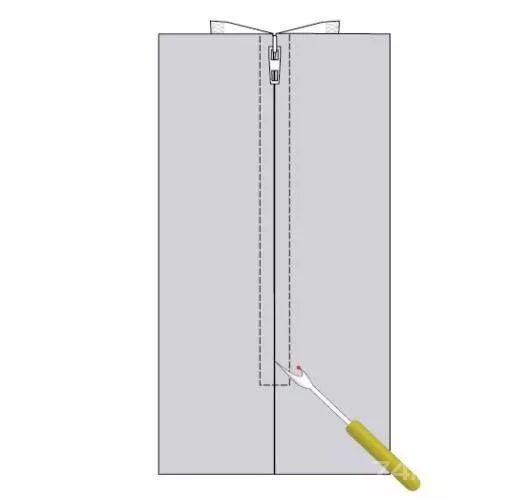 实用！做包包，服装用的（明暗拉链上法），图解与实物讲解都有，学到就是赚到哦~