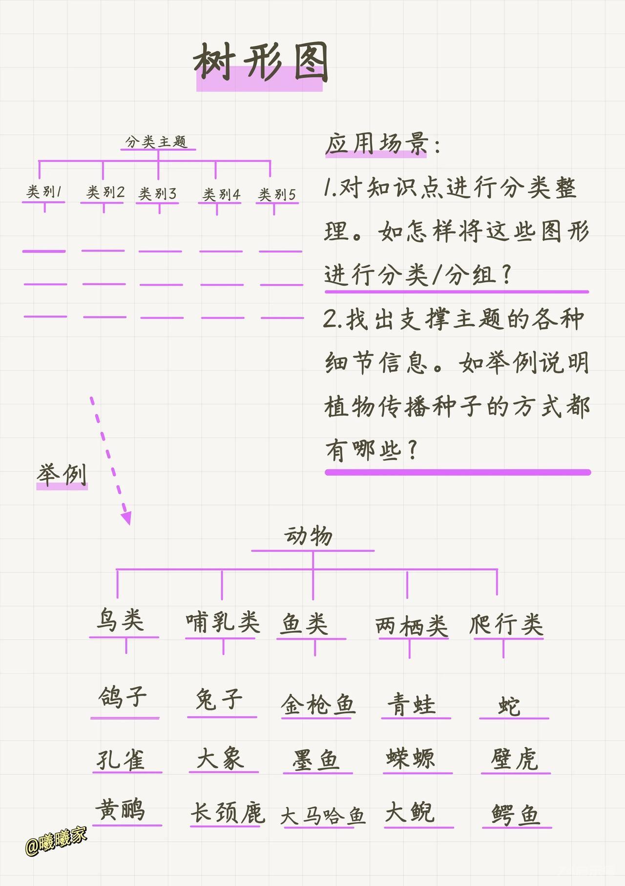 小学生学会这8种思维导图，分分钟变学霸