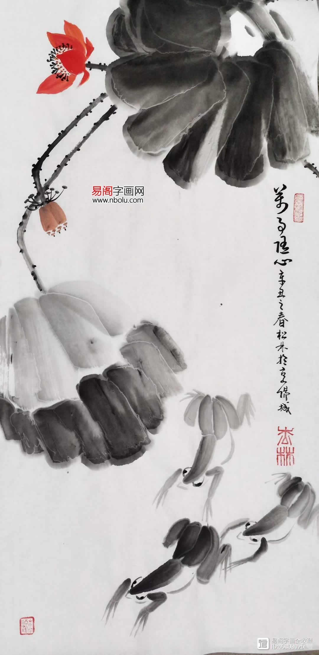 赵松林写意花鸟画赏析：清新自然，平和蕴藉