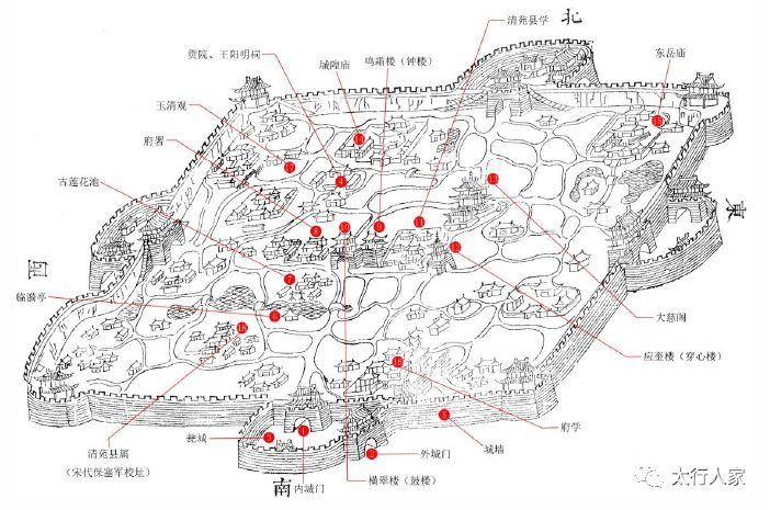 图说保定丨1538-1956年，老地图看尽保定城市历史变迁