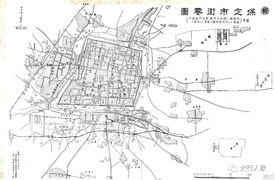 图说保定丨1538-1956年，老地图看尽保定城市历史变迁