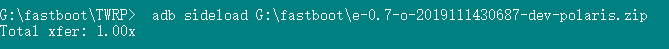 【TWRP】使用adb sideload线刷ROM的方法