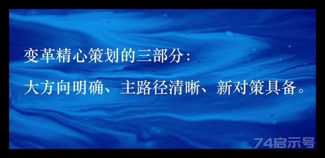 变革的“精心策划”与“变了再说”