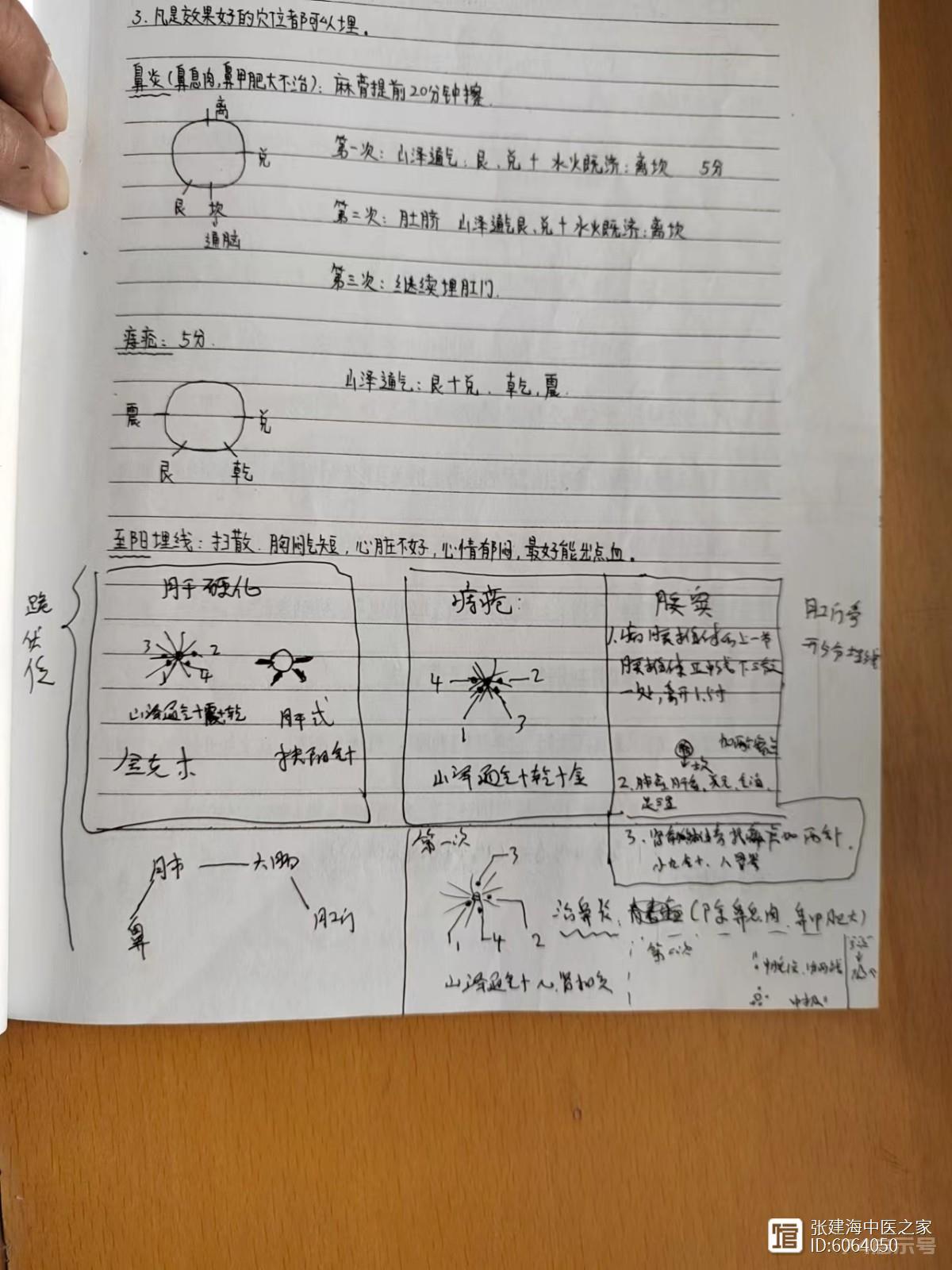 脐针、肛诊、八卦针，治肝硬化、痔疮、鼻炎