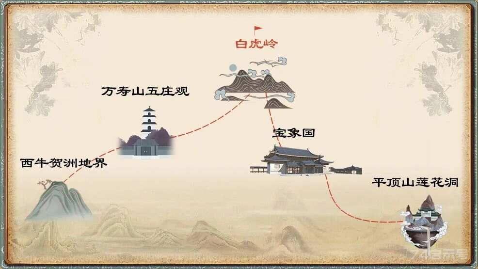 读懂唐僧师徒取经路线图，我顿悟什么是人一生最大的修行